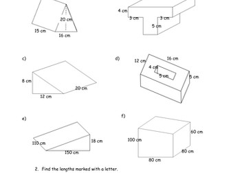 Volume of Prisms