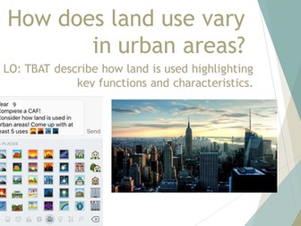 Lesson on Land use and Burgess Model