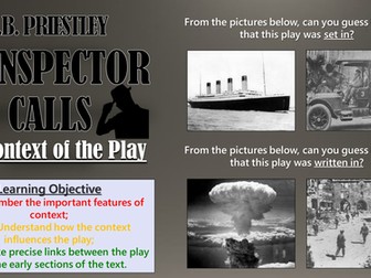 An Inspector Calls: The Context of the Play