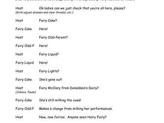 'Trees-A-Crowd' - a 4 page comedy sketch