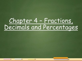 Converting Fractions and Decimals