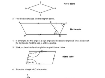 OCR Maths: Higher GCSE - Check In Test 8.04 Properties of polygons