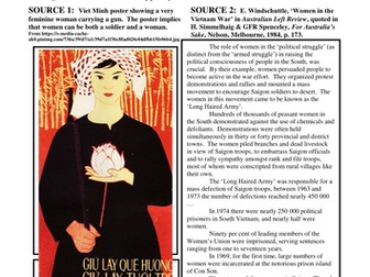 What contribution did Vietnamese women make to the war effort?