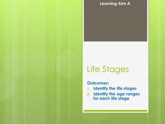 BTEC Lv3 Health and Social Care (New 2016 Spec) - Unit 1 - Human Lifespan Development (A)