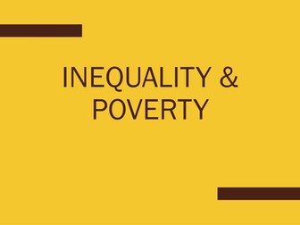 Inequality & Poverty in the Third World