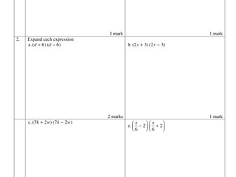 Products and Factors Year 10 NSW Intermediate (5.2) Mathematics