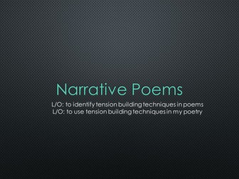 Narrative Poetry