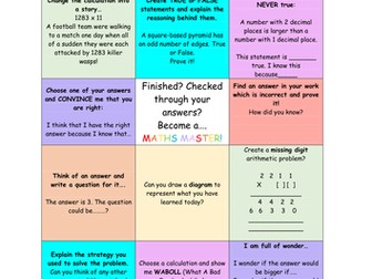 Maths Master Extensions