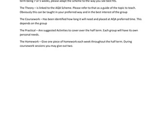 AQA GCSE Physical Education Plan