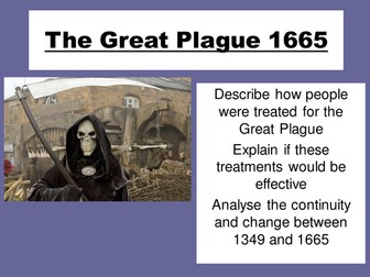 The Great Plague 1665 KS3
