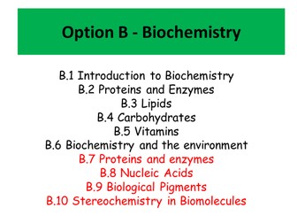 Introduction to Biochemistry