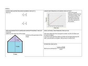 GCSE 9-1 Edexcel Mocks Revision (Higher P1,2 & 3)