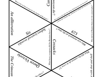 Charge of the Light Brigade Tarsia jigsaw