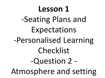 AQA Paper 1 Section A Reading skills: 10 lesson unit of work focused on Reading, Language, Structure