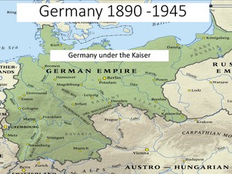 Germany 1890 - 1945 Kaiser and German constitution