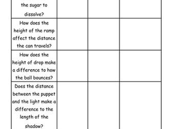 Fair test scramble activity