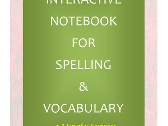 NAPLAN: Year 9 Interactive Notebook for Spelling & Vocabulary