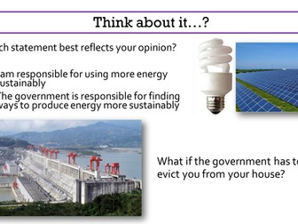 Renewable and Non-renewable Energy Resources and the Three Gorges Dam Project