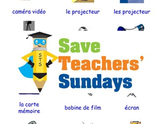 Electronics & Audio Visual Equipment in French Worksheets, Games & More (with audio) (2)