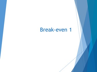 Break-Even