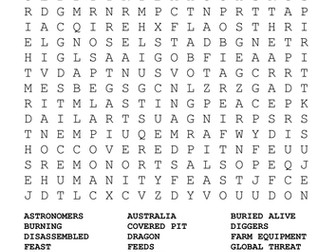 The Iron Man Word Search