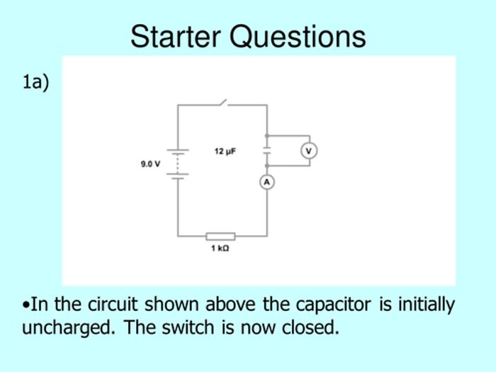 AQA A Level Capacitors Topic Bundle | Teaching Resources