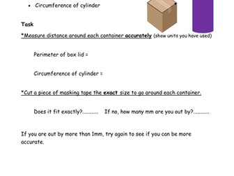 Measuring and measurement, practical problem solving, surface area and volume