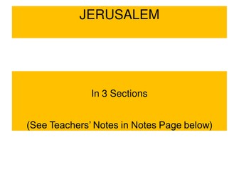 Jerusalem - a Balanced View