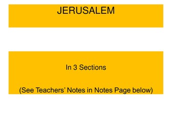 Jerusalem - a Balanced View