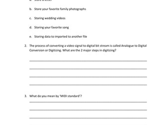 REVISION WORKSHEET ON DATA REPRESENTATION