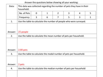 Data QR Code Homework Sheets - Bundle 2
