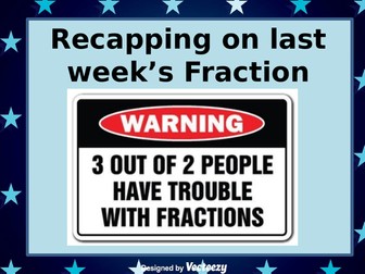 Year 6 fractions presentation