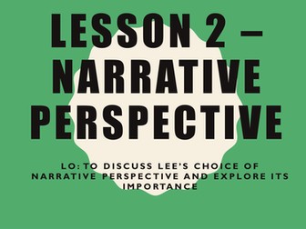 To Kill a Mockingbird - Narrative Perspective