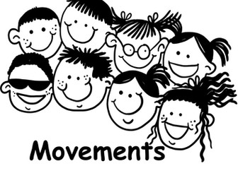 English. Wordsearch: Movements