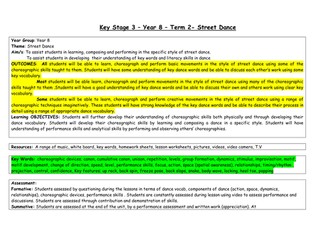 Street Dance_KS3_Unit of work