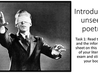 Introducing Unseen Poetry