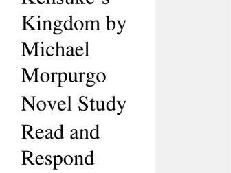 Read and Respons Kensuke's Kingdom