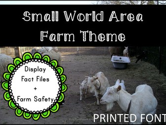 Small World Area Farm Themed for EYFS/KS1
