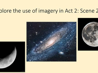 Act 2 Scene 2 Romeo's use of imagery