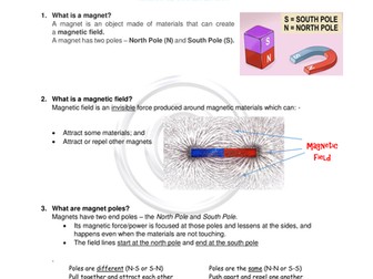Year 4 Science Magnets