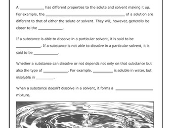 28 Solute And Solvent Worksheet - Worksheet Project List