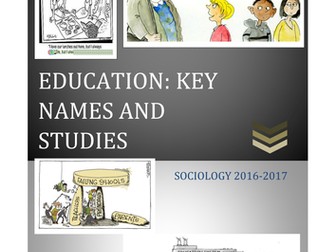 AQA Education - Key names and studies overview pack