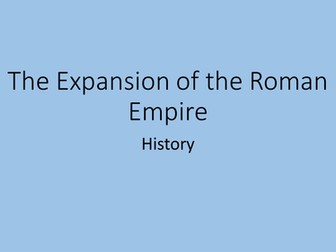 The Expansion of the Roman Empire