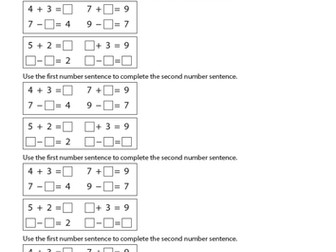 year 1 maths challenges -  number