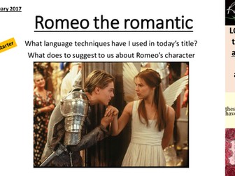 Romeo and Juliet writing to advise