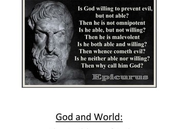 The problem of evil workbook