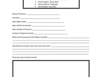 Research Skills: Industrial Revolution Research