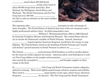 The military advantage of the opposing sides