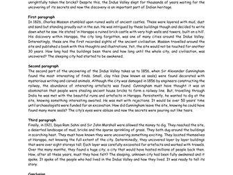 Historical Recount of the Indus Valley Civilisation