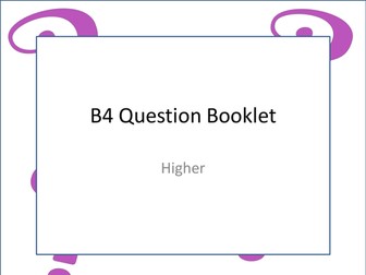 6 mark question booklets for OCR 21st Century Additional Science